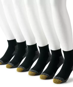 Men's GOLDTOE Sport 6-Pack Quarter-Crew Socks