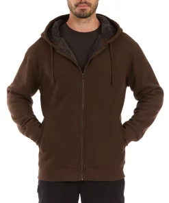 Men's Smith's Workwear Hooded Sherpa-Lined Thermal Jacket