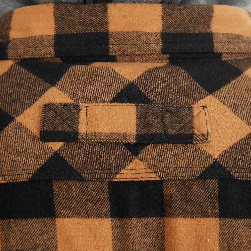 Men's Smith's Workwear Sherpa-Lined Hooded Flannel Shirt Jacket 12 Men's Smith's Workwear Sherpa-Lined Hooded Flannel Shirt Jacket - Image 10