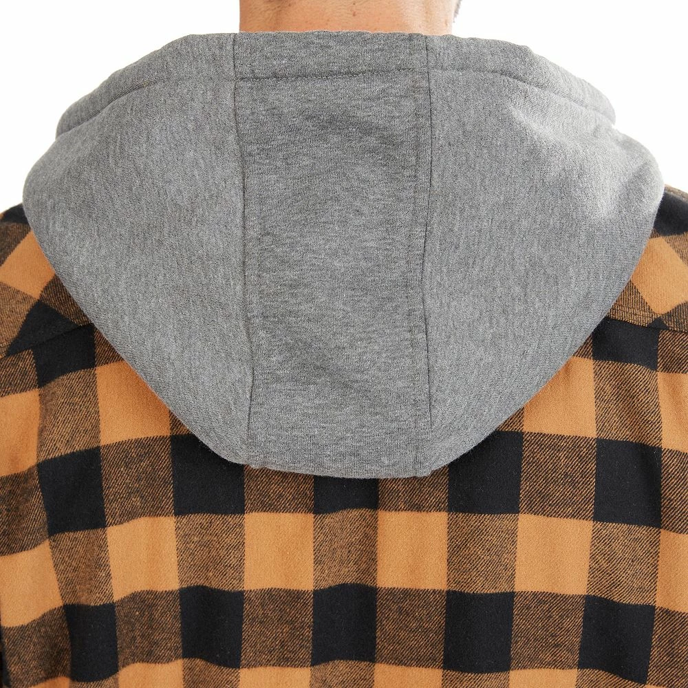 Men's Smith's Workwear Sherpa-Lined Hooded Flannel Shirt Jacket 13 Men's Smith's Workwear Sherpa-Lined Hooded Flannel Shirt Jacket - Image 11