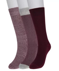 Men's Sonoma Goods For Life® 3-pack Casual Active Socks -Casual Outfits For Men Elegant store 5166841 Burgundy Textures