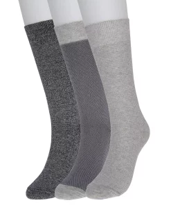Men's Sonoma Goods For Life® 3-pack Casual Active Socks -Casual Outfits For Men Elegant store 5166841 Grey Textures