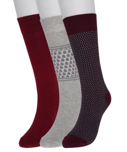 Men's Sonoma Goods For Life® 3-pack Casual Active Socks -Casual Outfits For Men Elegant store 5166841 Red Textures