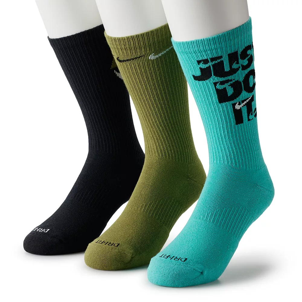 Men's Nike Everyday Plus Cushioned 3-Pack Crew Socks 8 Men's Nike Everyday Plus Cushioned 3-Pack Crew Socks - Image 6