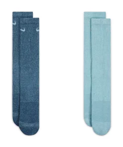 Unisex Nike Everyday Plus Dri-FIT Cushioned Crew Socks -Casual Outfits For Men Elegant store 5182359 Mystic Navy Warn Blue