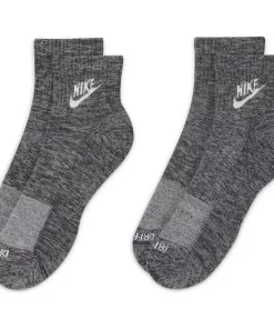 Unisex Nike 2-pack Everyday Plus Dri-FIT Cushioned Ankle Socks 12 Unisex Nike 2-pack Everyday Plus Dri-FIT Cushioned Ankle Socks -Casual Outfits For Men Elegant store 5182465 Black White