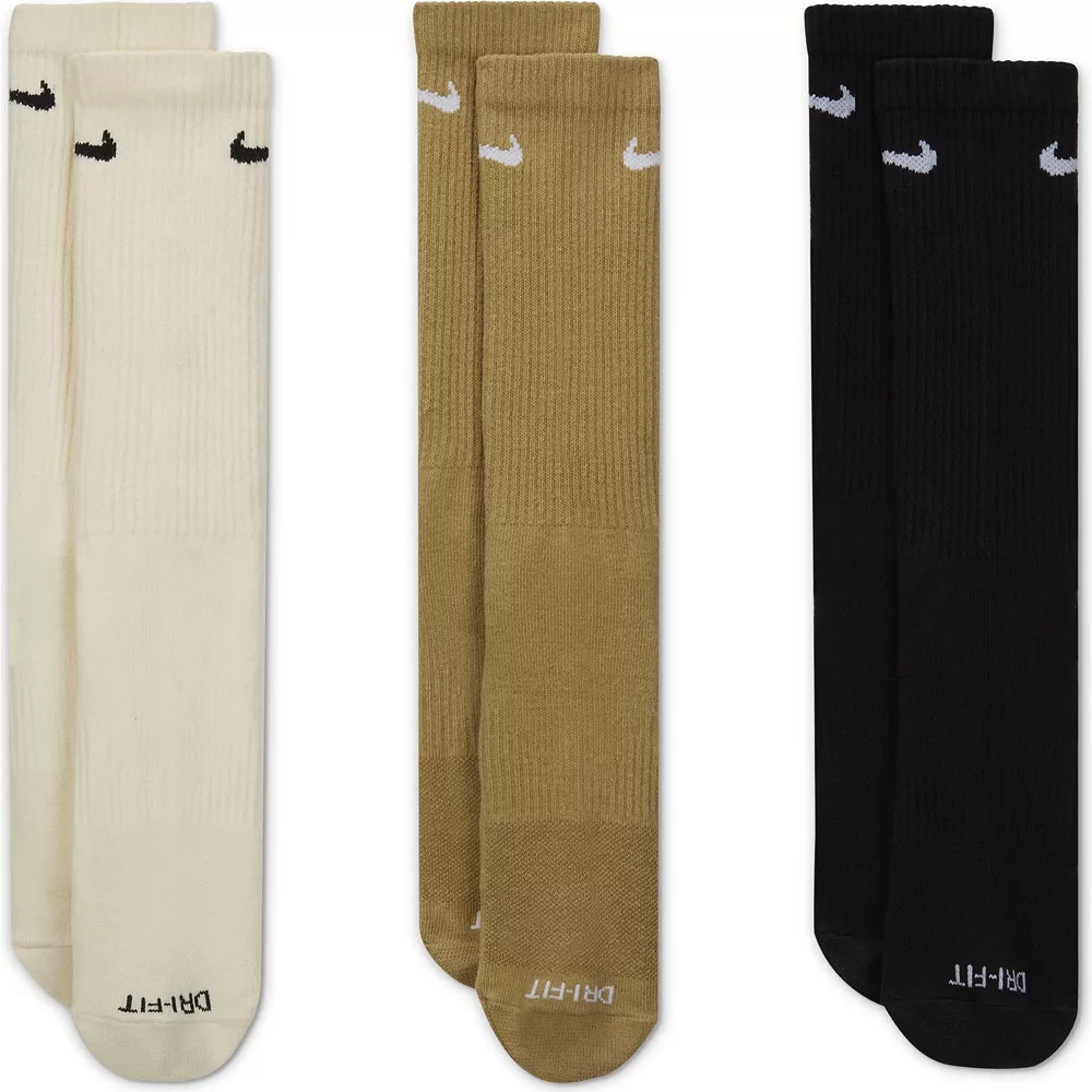 Men's Nike 3-pack Dri-FIT Everyday Plus Lightweight Training Crew Socks 6 Men's Nike 3-pack Dri-FIT Everyday Plus Lightweight Training Crew Socks - Image 4
