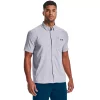Men's Under Armour Drift Tide 2.0 Fitted Performance Button-Down Shirt 1 Men's Under Armour Drift Tide 2.0 Fitted Performance Button-Down Shirt -Casual Outfits For Men Elegant store 5185858 Mod Gray