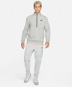 Men's Nike Club Quarter Zip Pullover 23 Men's Nike Club Quarter Zip Pullover -Casual Outfits For Men Elegant store 5189538 ALT2