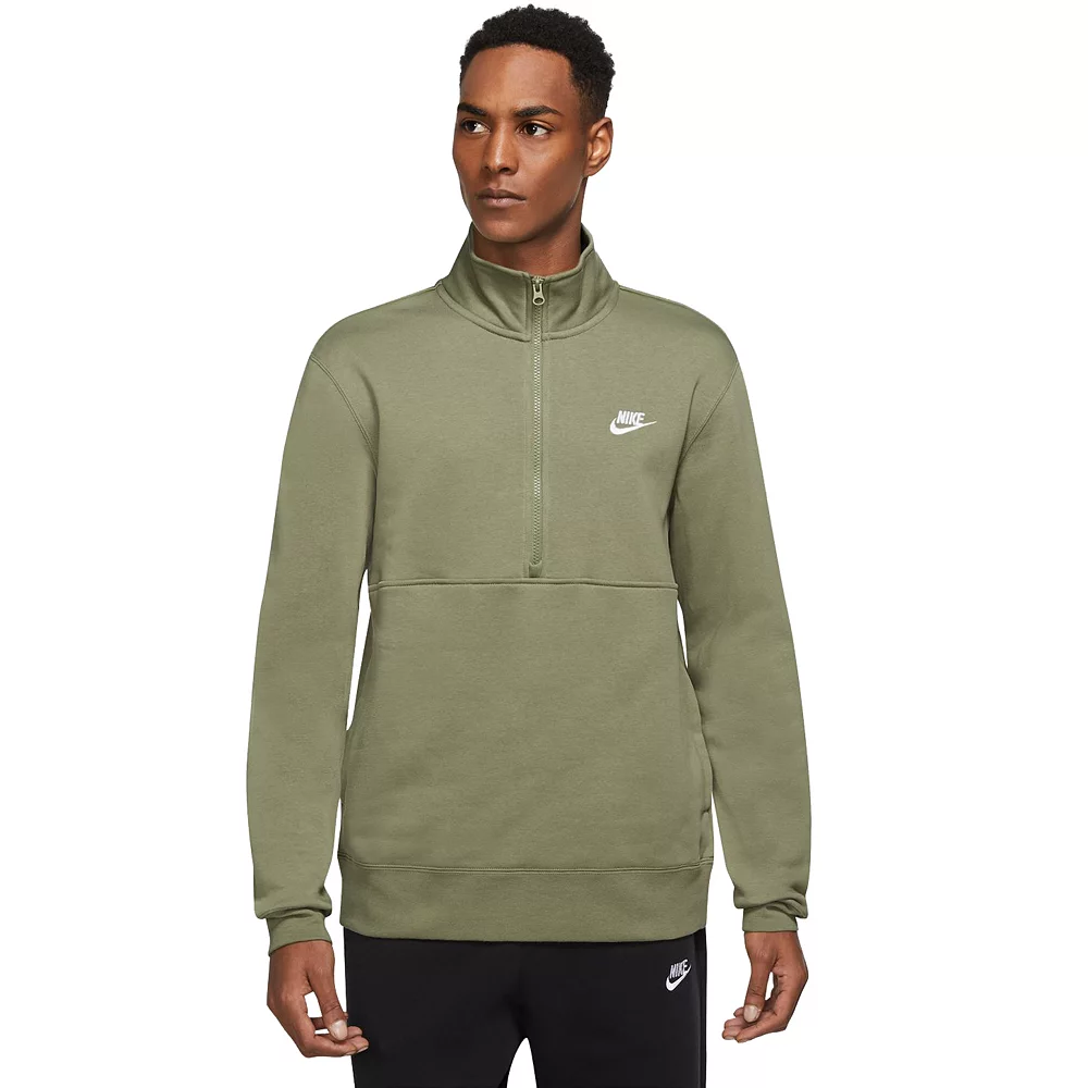 Men's Nike Club Quarter Zip Pullover 7 Men's Nike Club Quarter Zip Pullover - Image 5