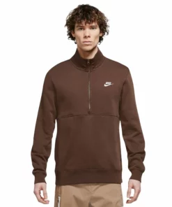 Men's Nike Club Quarter Zip Pullover 20 Men's Nike Club Quarter Zip Pullover -Casual Outfits For Men Elegant store 5189538 Cacao Wow