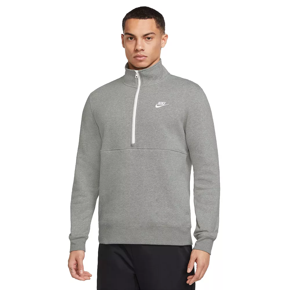 Men's Nike Club Quarter Zip Pullover 6 Men's Nike Club Quarter Zip Pullover - Image 4