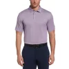 Men's Grand Slam Regular-Fit Birdseye Textured Performance Golf Polo -Casual Outfits For Men Elegant store 5204803 Crushed Grape