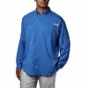 Men's Big & Tall Columbia Tamiami II Shirt -Casual Outfits For Men Elegant store 5209746 Vivid Blue
