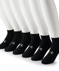 Men's Big & Tall Under Armour 6-Pack Training Cotton Low-Cut Socks