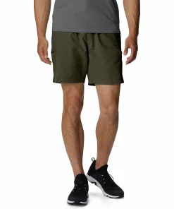 Men's Columbia Mountaindale Shorts -Casual Outfits For Men Elegant store 5210453 Olive Green