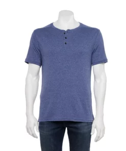 Men's Apt. 9® Core Classic-Fit Henley 16 Men's Apt. 9® Core Classic-Fit Henley -Casual Outfits For Men Elegant store 5211560 Dark Blue