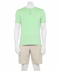 Men's Apt. 9® Core Classic-Fit Henley 21 Men's Apt. 9® Core Classic-Fit Henley -Casual Outfits For Men Elegant store 5211560 Green