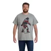 Men's Big & Tall Eddie Bauer Graphic Tee -Casual Outfits For Men Elegant store 5211823 Heather Gray