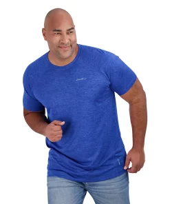 Big & Tall Eddie Bauer Resolution Classic-Fit Performance Crewneck Tee -Casual Outfits For Men Elegant store 5212118 Ultramarine