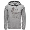 Men's Disney Mickey Mouse Pencil Sketch Original Hoodie -Casual Outfits For Men Elegant store 5233713