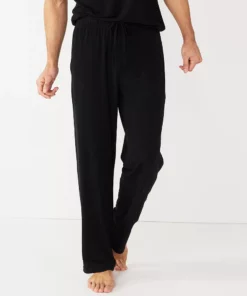 Sonoma Goods For Life® Seriously Soft Pajama Pants 15 Sonoma Goods For Life® Seriously Soft Pajama Pants -Casual Outfits For Men Elegant store 5235302 Black