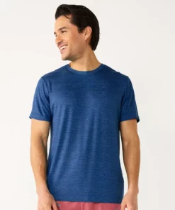 Men's Sonoma Goods For Life® Seriously Soft Crewneck Pajama Tee -Casual Outfits For Men Elegant store 5236476 Cobalt Sd