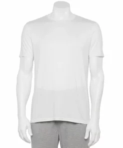 Men's Sonoma Goods For Life® Seriously Soft Crewneck Pajama Tee -Casual Outfits For Men Elegant store 5236476 White