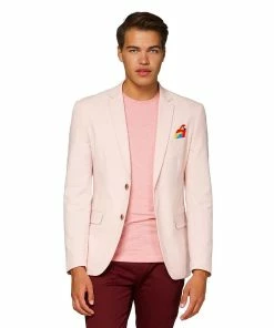 Casual Outfits For Men Elegant store 21 Men's OppoSuits Modern-Fit Novelty Summer Blazer