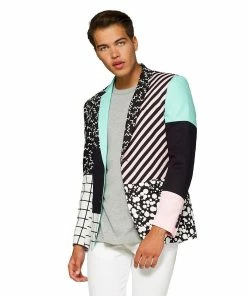 Men's OppoSuits Modern-Fit Novelty Summer Blazer -Casual Outfits For Men Elegant store 5237065 Cut Sew Retro