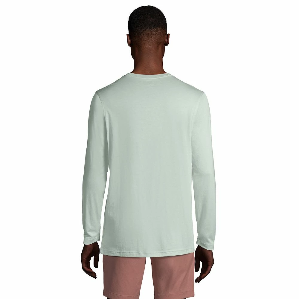 Big & Tall Lands' End Supima Crewneck Tee 8 Big & Tall Lands' End Supima Crewneck Tee - Image 6