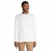Big & Tall Lands' End Supima Crewneck Tee -Casual Outfits For Men Elegant store 5245132 White