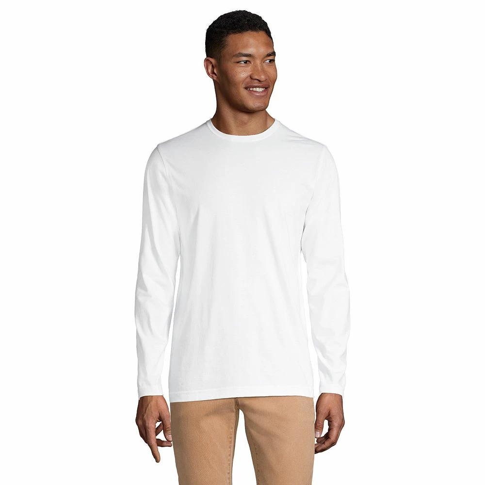 Big & Tall Lands' End Supima Crewneck Tee 3 Big & Tall Lands' End Supima Crewneck Tee