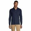 Big & Tall Lands' End Super Soft Classic-Fit Supima Pocket Polo 2 Big & Tall Lands' End Super Soft Classic-Fit Supima Pocket Polo -Casual Outfits For Men Elegant store 5247877 Radiant Navy