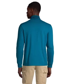 Big & Tall Lands' End Super-T Classic-Fit Turtleneck -Casual Outfits For Men Elegant store 5247878 ALT