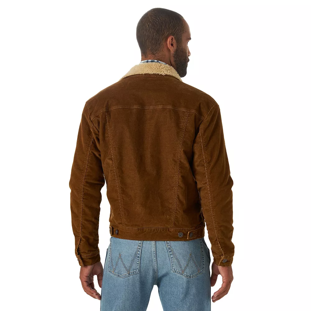 Men's Wrangler Sherpa-Lined Corduroy Jacket 6 Men's Wrangler Sherpa-Lined Corduroy Jacket - Image 4