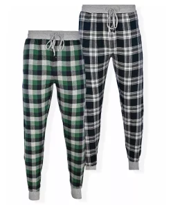 Big & Tall Hanes 2-pack Flannel Jogger Sleep Pants