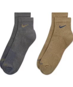 Men's Nike Everyday Plus Cushioned Training Ankle 2-Pack Socks 14 Men's Nike Everyday Plus Cushioned Training Ankle 2-Pack Socks -Casual Outfits For Men Elegant store 5293596 Blue Olive