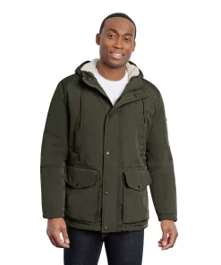 Men's TOWER by London Fog Sherpa-Lined Hooded Parka -Casual Outfits For Men Elegant store 5301228 ALT