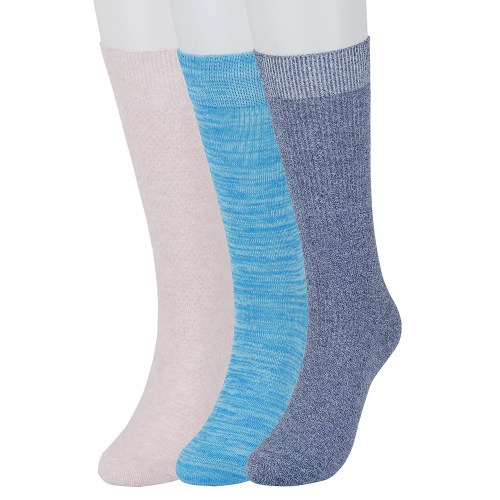 Men's Sonoma Goods For Life® 3-pack Marled Crew Socks 6 Men's Sonoma Goods For Life® 3-pack Marled Crew Socks - Image 4