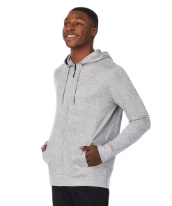 Men's Cuddl Duds® Far-Infrared Enhance Full-Zip Sleep Hoodie -Casual Outfits For Men Elegant store 5314307 ALT4