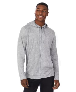 Men's Cuddl Duds® Far-Infrared Enhance Full-Zip Sleep Hoodie -Casual Outfits For Men Elegant store 5314307 ALT5