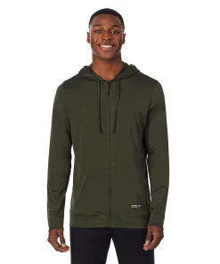 Men's Cuddl Duds® Far-Infrared Enhance Full-Zip Sleep Hoodie