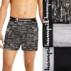 Men's Champion 3-Pack Cotton Stretch Knit Boxers 2 Men's Champion 3-Pack Cotton Stretch Knit Boxers -Casual Outfits For Men Elegant store 5471379 Black Grey