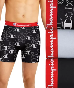 Men's Champion 3-Pack Lightweight Stretch Boxer Brief