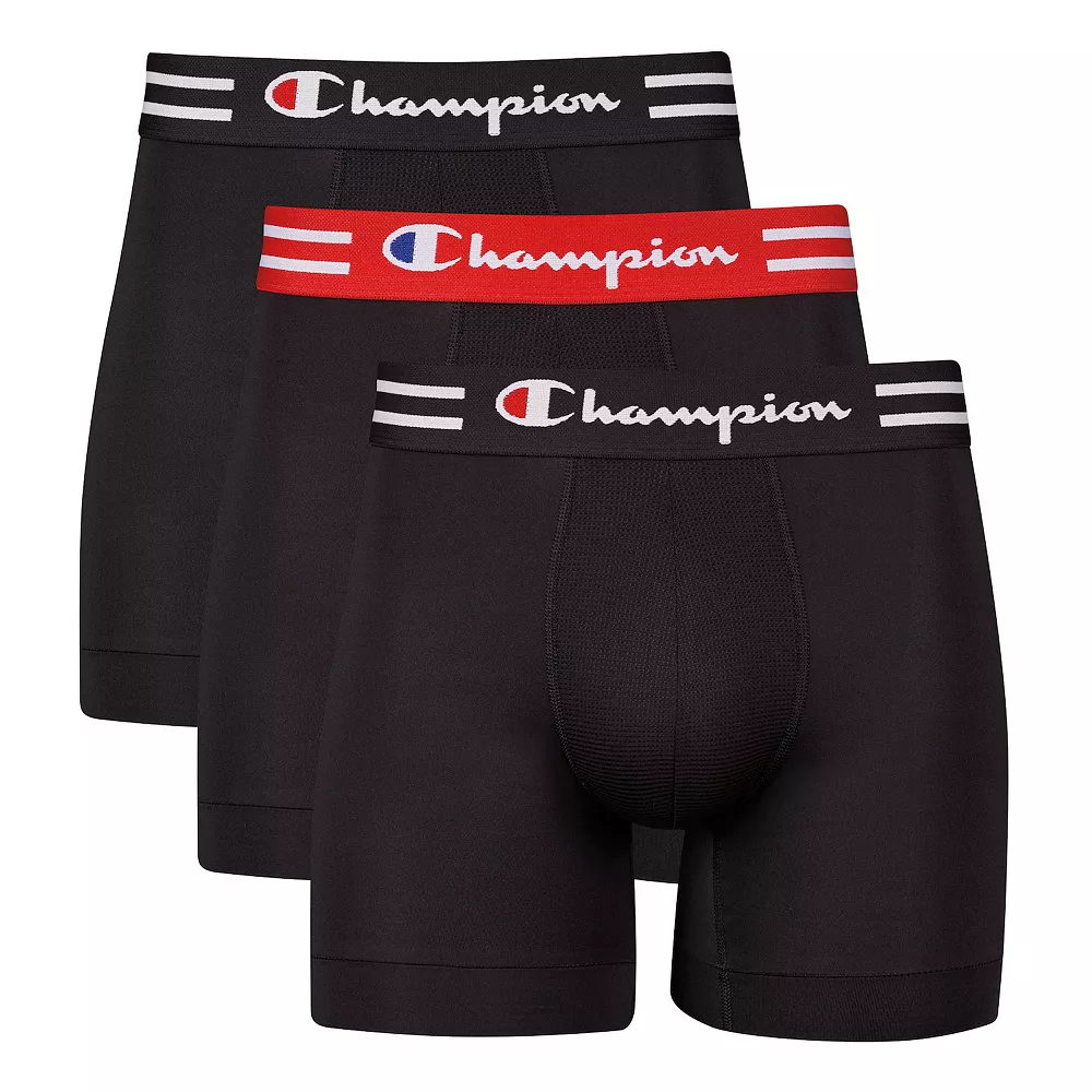 Men's Champion 3-Pack Performance Boxer Brief 5 Men's Champion 3-Pack Performance Boxer Brief - Image 3