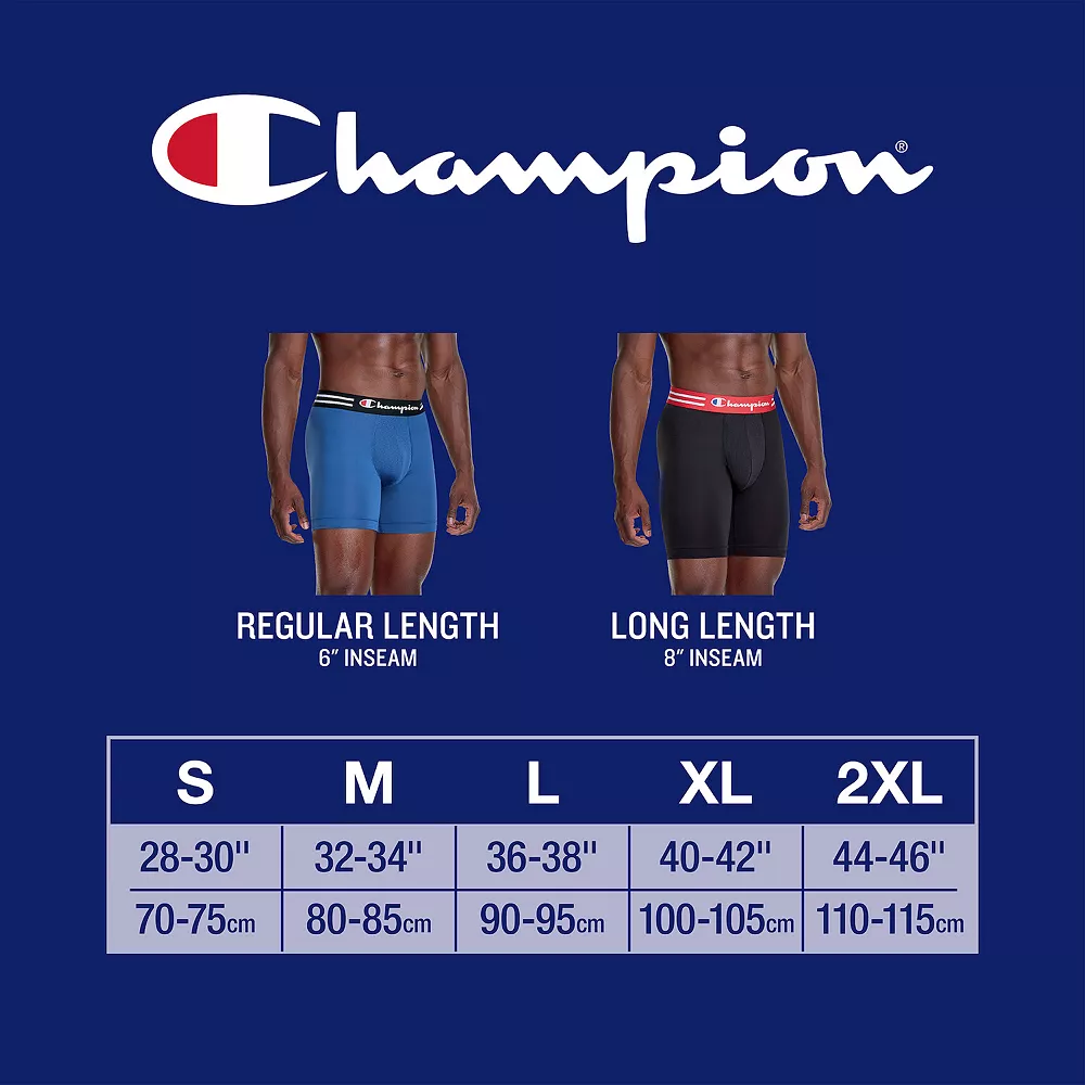 Men's Champion 3-Pack Performance Boxer Brief 9 Men's Champion 3-Pack Performance Boxer Brief - Image 7
