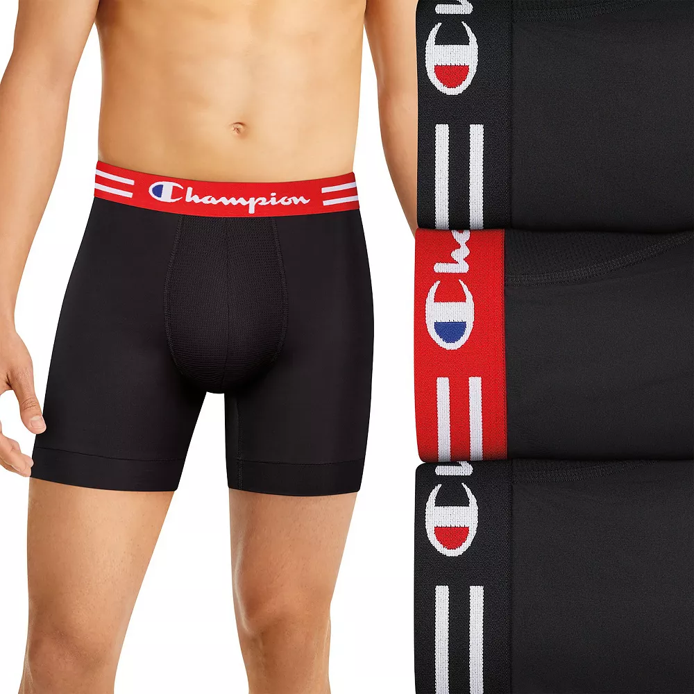 Men's Champion 3-Pack Performance Boxer Brief 3 Men's Champion 3-Pack Performance Boxer Brief
