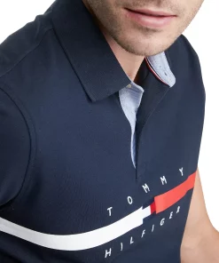 Big & Tall Tommy Hilfiger Flag Logo Polo -Casual Outfits For Men Elegant store 5484151 ALT2