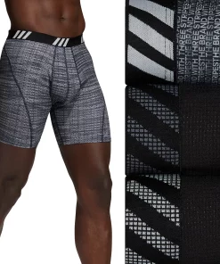 Men's adidas 3-pack Sport Performance Mesh Patterned Boxer Briefs